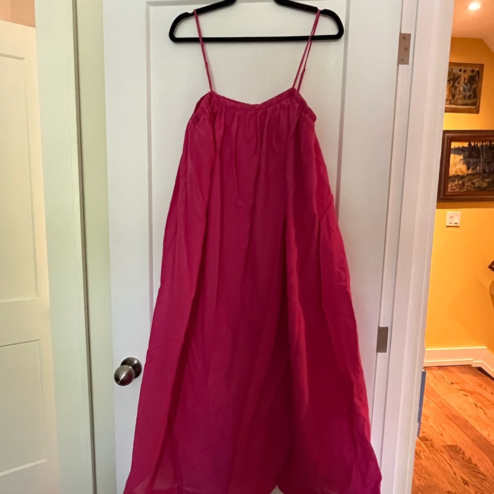 **SOLD** H&M Linen Blend Voluminous Maxi Dress - Picture 6 of 8